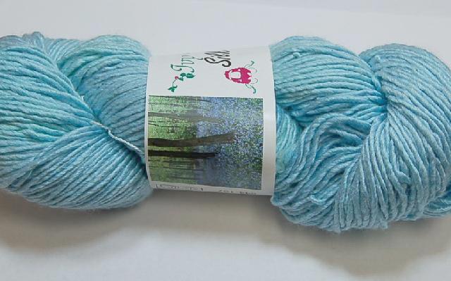 Ivy Brambles Silk and Wool Worsted Yarn #107 Bluebell Woods
