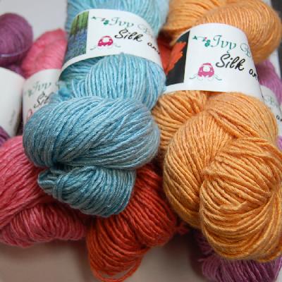 Ivy Brambles Silk and Wool Worsted