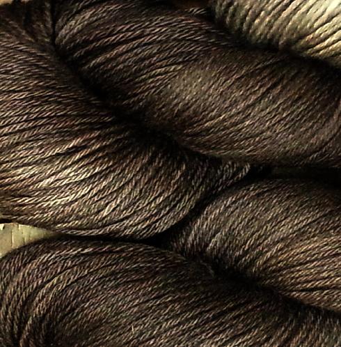 Ivy Brambles Silky Merino Light Yarn - Elegant Black