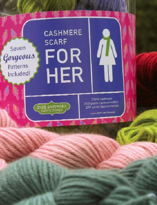 Jade Sapphire Cashmere Scarf for Her Kits Jade Sapphire Cashmere Scarf for Her Kits