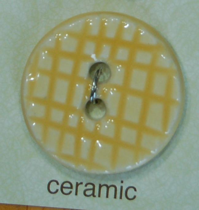 #1051 La Moda Textures - 1 inches (25 mm) Round Buttons - Ceramic