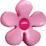 #20221 Flirty Pink with Hot Pink Button from JHB Buttons