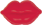 #22797 Kiss! Button from JHB Buttons