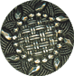#90610 Silver Blossom Button from JHB Buttons