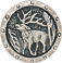 #90682 Antique Silver 3/4 inch Antlers Button from JHB Buttons