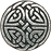 #91161 Eternal Knot 5/8 inch Antique Silver Button from JHB Buttons