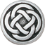 #92352 Celtic Knot 7/8 inch Antique Silver Button from JHB Buttons