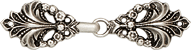#  942 Antique Silver 2 1/2 inch Heritage Clasp from JHB Buttons