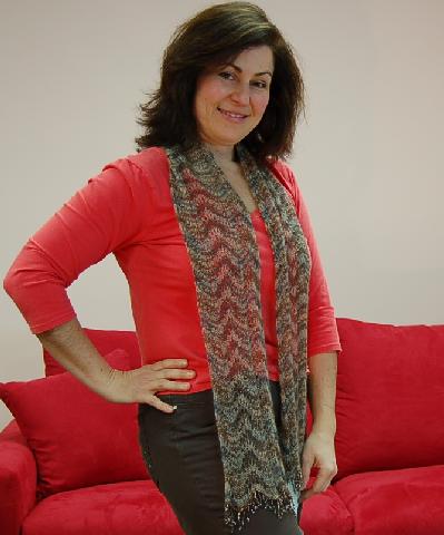 Jocre Arts Lace Scarf - Earthones