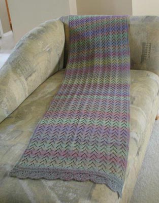 Jojoland Ripple Shawl Pattern #ms11-01