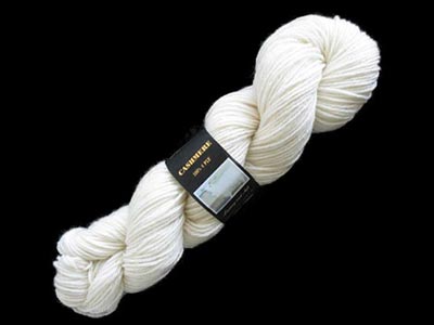 Jojoland Cashmere 4-ply Yarn #488 Natural White