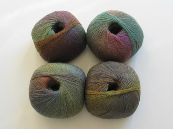 Jojoland Harmony Lace Yarn #02 Green, Purple