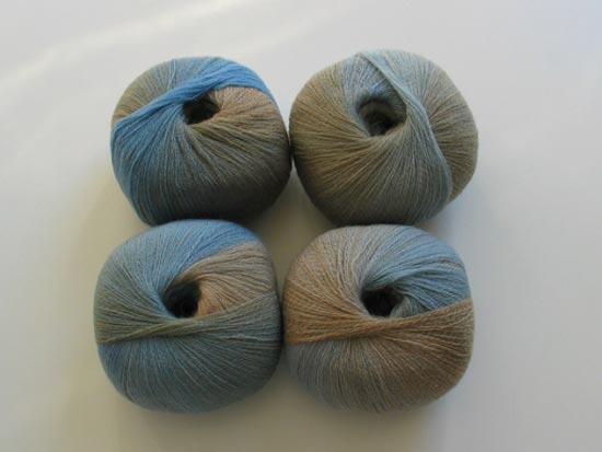 Jojoland Harmony Lace Yarn #03 Gray, Blue