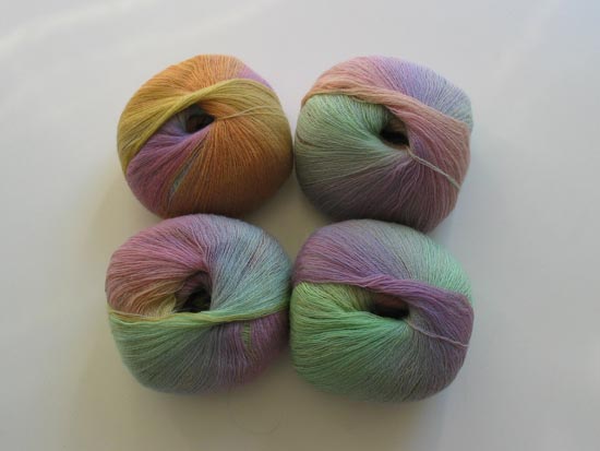 Jojoland Harmony Lace Yarn #05 Pink, Yellow, Blue