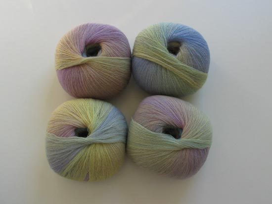 Jojoland Harmony Lace Yarn #07 Green, Purple, Blue