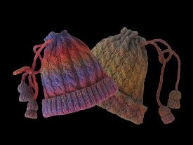 Jojoland Tango Pair Hat and Neck Warmer Pattern #ms26-02