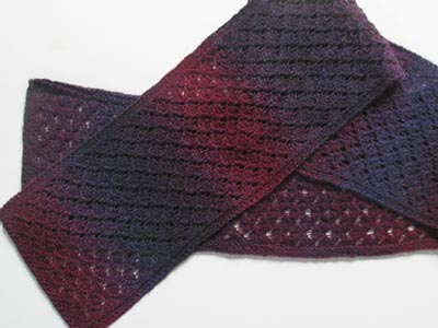 Jojoland Lattice Lace Scarf Pattern #ms20-02