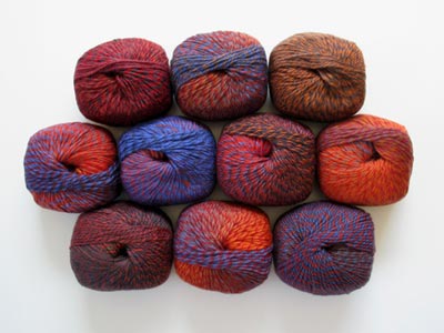 Jojoland Rhythm Worsted Yarn #10 Red, Yellow, B...
