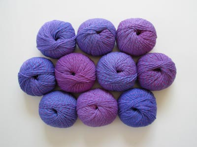 Jojoland Rhythm Worsted Yarn #13 Purples