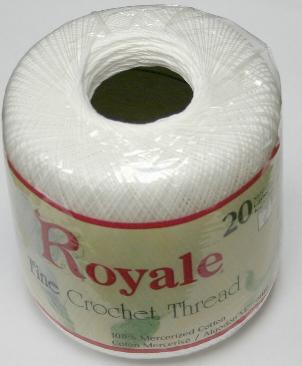 JP Coats Royale Size 20 Fine Crochet Thread #20...