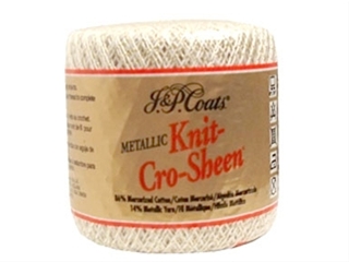JP Coats Size 10 Kni-Cro-Sheen Crochet Cotton