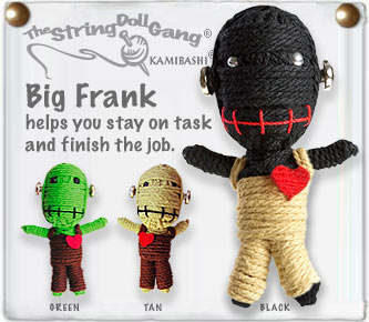 Kamibashi Big Frank (Black) String Doll Gang