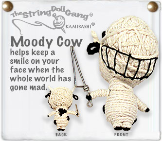 Kamibashi Moody Cow String Doll Gang