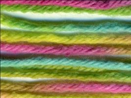 Katia Mississippi 3 Yarn #3201 Pink, Lime, Aqua