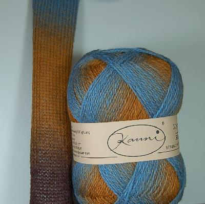 Kauni Yarn Effektgarn wool 100% 8/2 in Colorway EH 140 grams - 616 yards