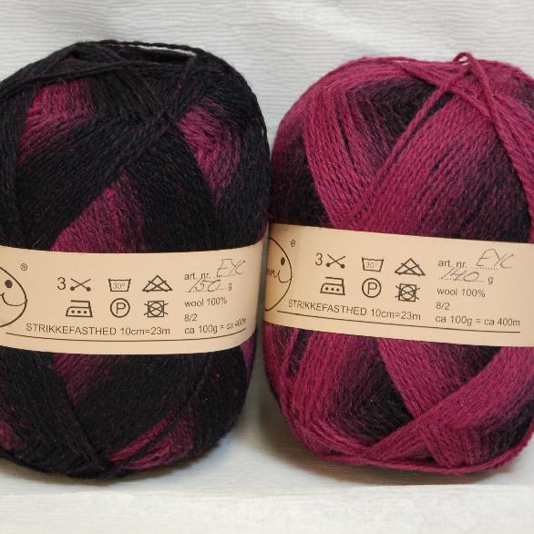 Kauni Yarn Effektgarn wool 100% 8/2 in Colorway EYC 150 grams - 660 yards