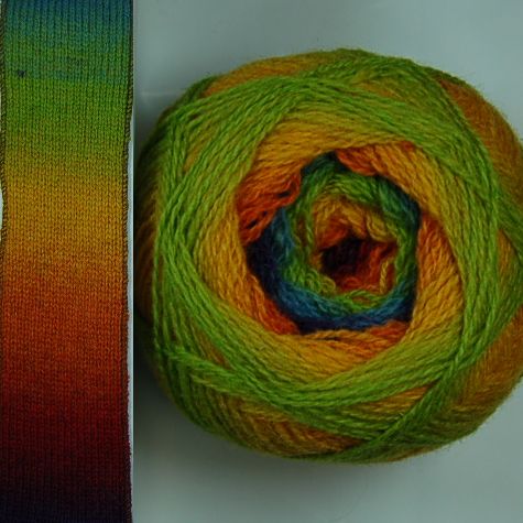 Kauni Yarn Effektgarn wool 100% 8/2 in Colorway EQ 150 grams - 660 yards