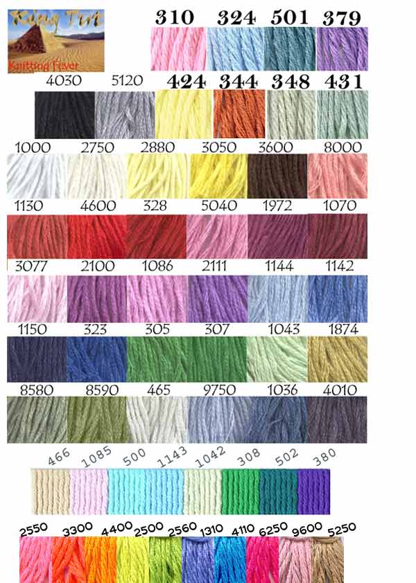Knitting Fever King Tut 402 Plum