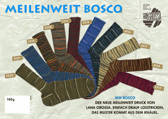Lana Grossa Meilenweit 100 Bosco Sock Yarn