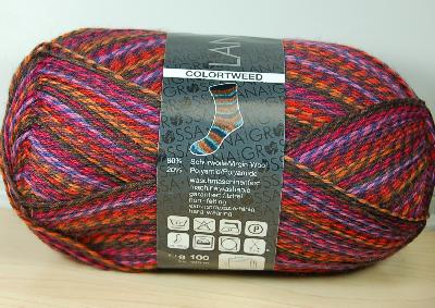 Lana Grossa Meilenweit 100 Colortweed Sock Yarn...