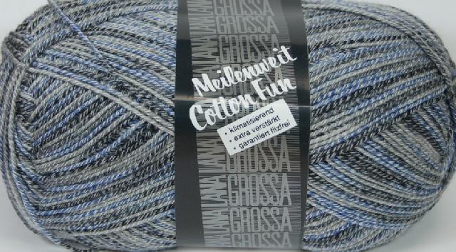 Lana Grossa Meilenweit Cotton 100 Fun Sock Yarn...