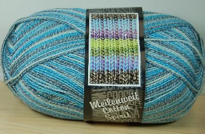 Lana Grossa Meilenweit Cotton 100 Spirit Sock Yarn Color 3009