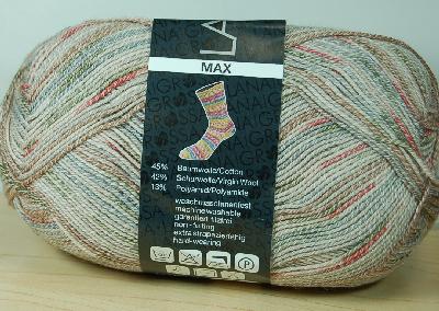 Lana Grossa Meilenweit Cotton 100 Max Sock Yarn #3352