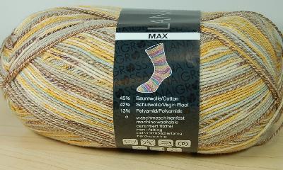 Lana Grossa Meilenweit Cotton 100 Max Sock Yarn #3353