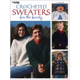 Crocheted Sweaters For The Family (Leisure Arts #3226)