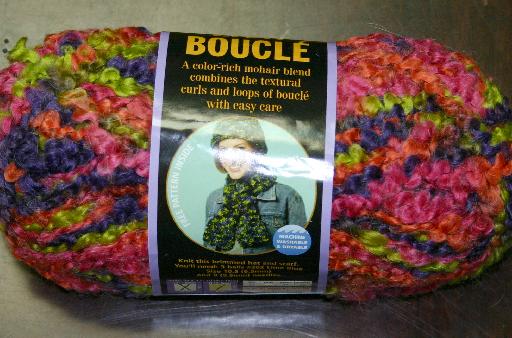 Lion Brand Lion Boucle Yarn 207 Gelato
