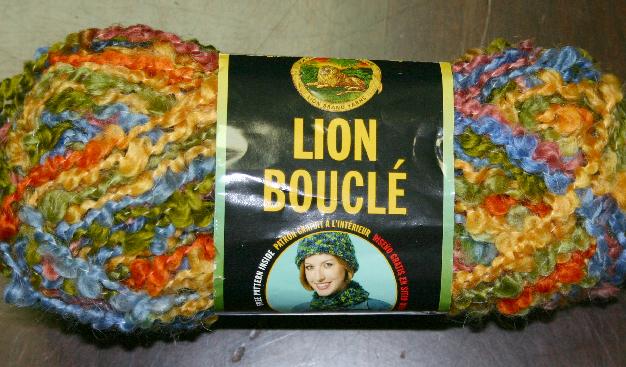 Lion Brand Lion Boucle Yarn 213 Taffy