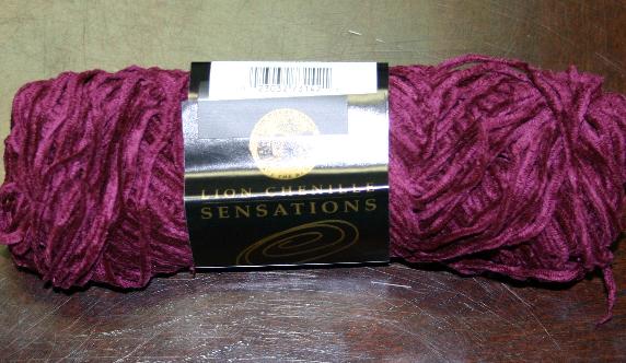 Lion Brand Chenille Sensations Yarn Mulberry