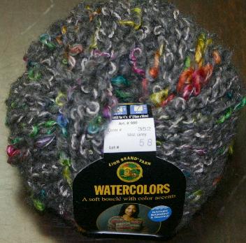 Lion Brand Watercolors Yarn 352 Mist Grey