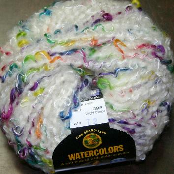 Lion Brand Watercolors Yarn 398 Bright Clouds