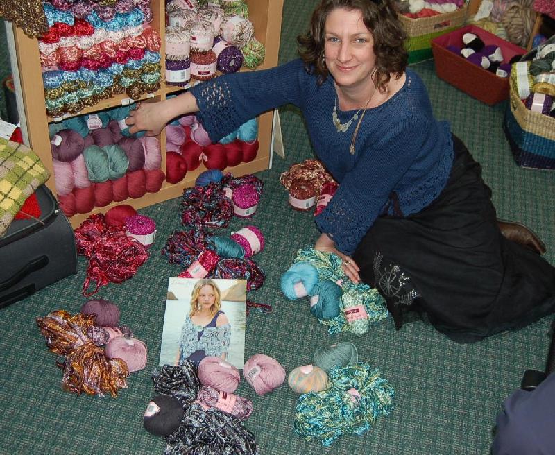 Louisa Harding Periwinkle Shawl Kit