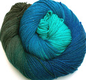 Mad Colors Good Harbor Sock Yarn - Blue Morpho