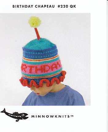 Minnowknits #220 Birthday Chapeau Pattern by Jil Eaton