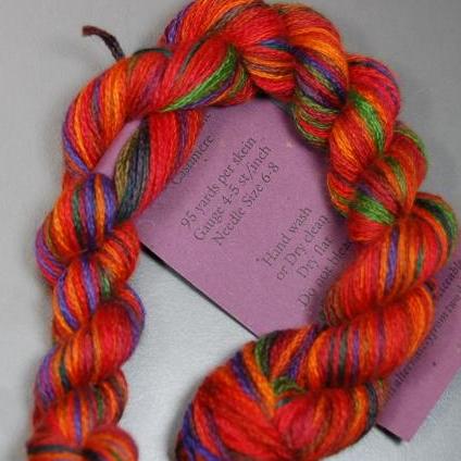 Mountain Colors Cashmere Yarn in Colorway Fires...