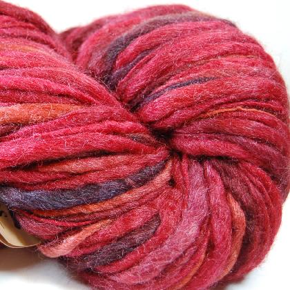 Mountain Colors Homespun Yarn in Colorway Ruby ...