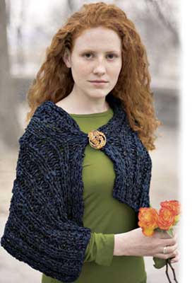 Diva Shawl by Muench Yarns featured in Interweave Press Kit